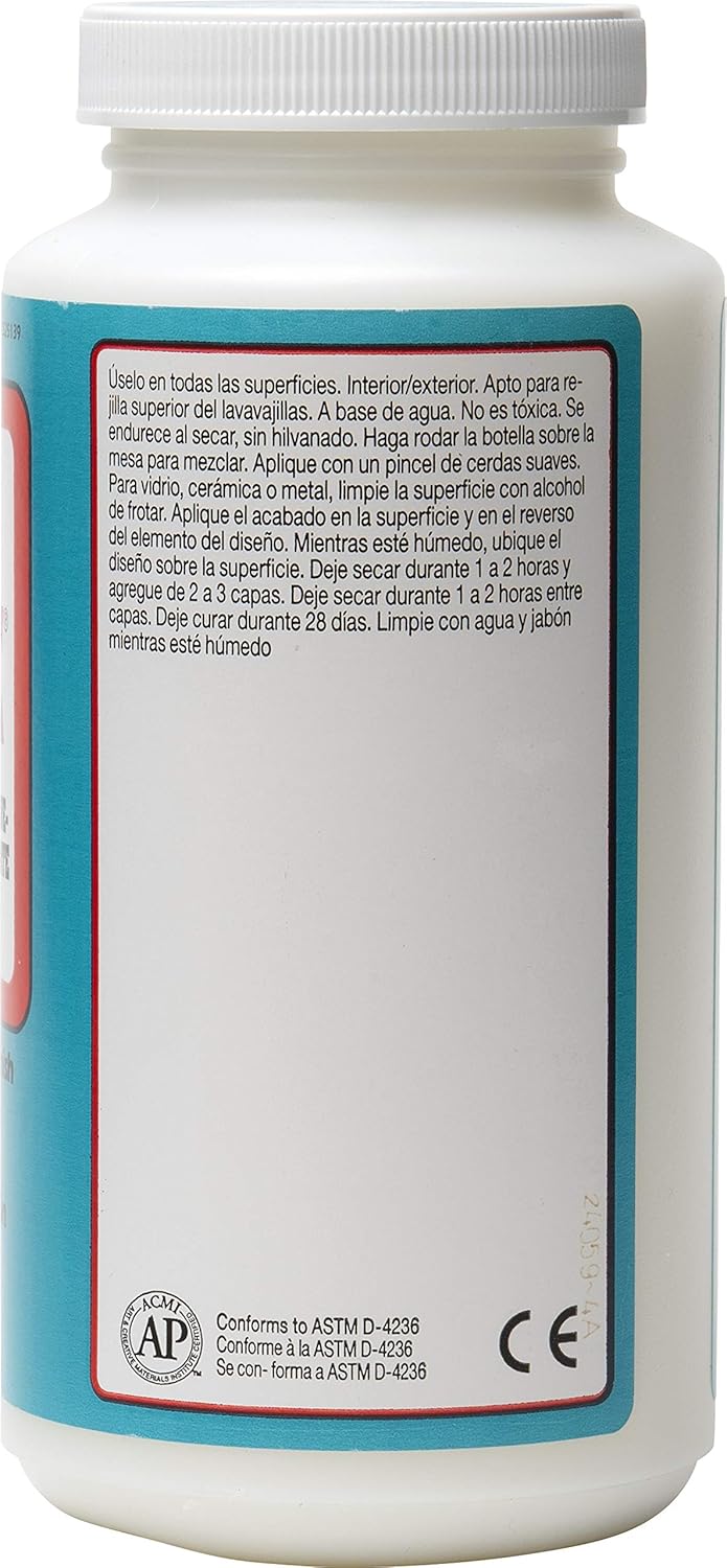 Mod Podge Dishwasher Safe Waterbase Sealer, Glue and Finish (16-Ounce), CS25139 Gloss