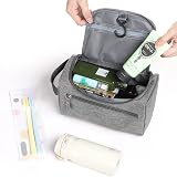 Etercycle Hanging Wash Bag Travel Toiletry Bag Grey Waterproof Oxford view 6