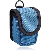 MIBEST Blue Pulse Oximeter Case - Nylon O2 Saturation Monitor Case - SPO2 Pulse Oximeter Carry Case - Portable Oxygen Sensor Carry Pouch - Fingertip Oximeter Case