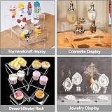 MerryNine Acrylic Risers Display Set 2x3 Sizes Clear U-Shape Stand view 7