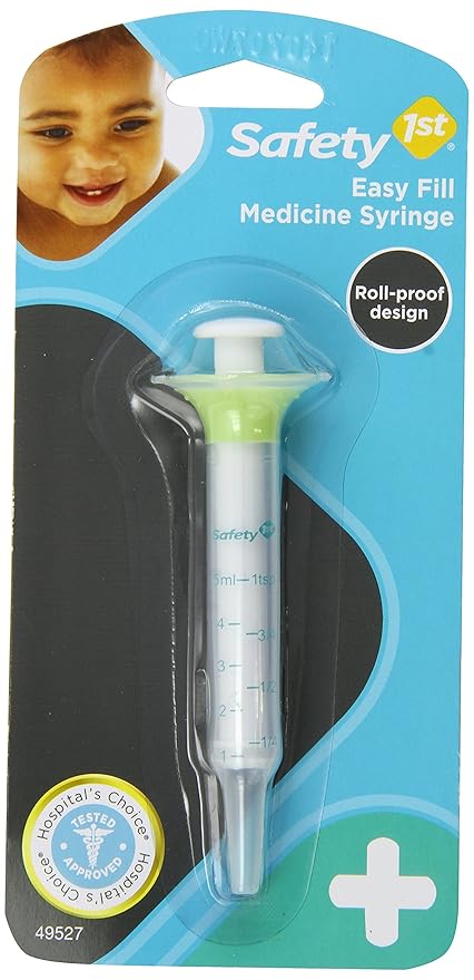 Safety 1st Easy Fill Medicine Syringe, White