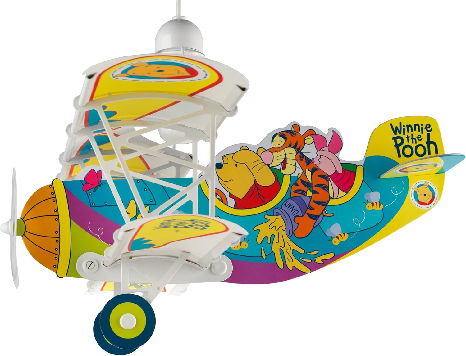 Dalber 54662 Hangeleuchte Flugzeug Winnie The Pooh Kinderzimmer Lampe Leuchte Amazon De Beleuchtung