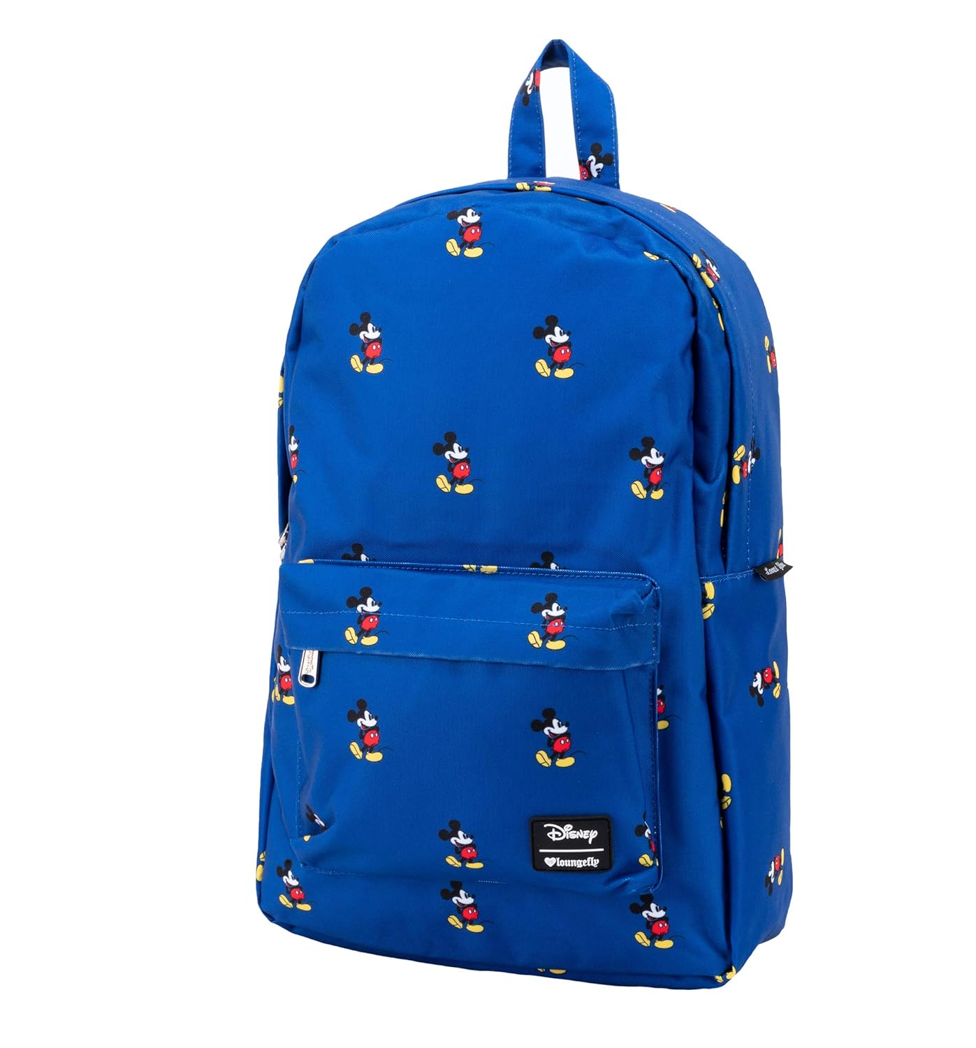Loungefly Backpacks Loungefly Disney Mickey Mouse Print Blue Backpack Blue Amazon.co.uk Luggage