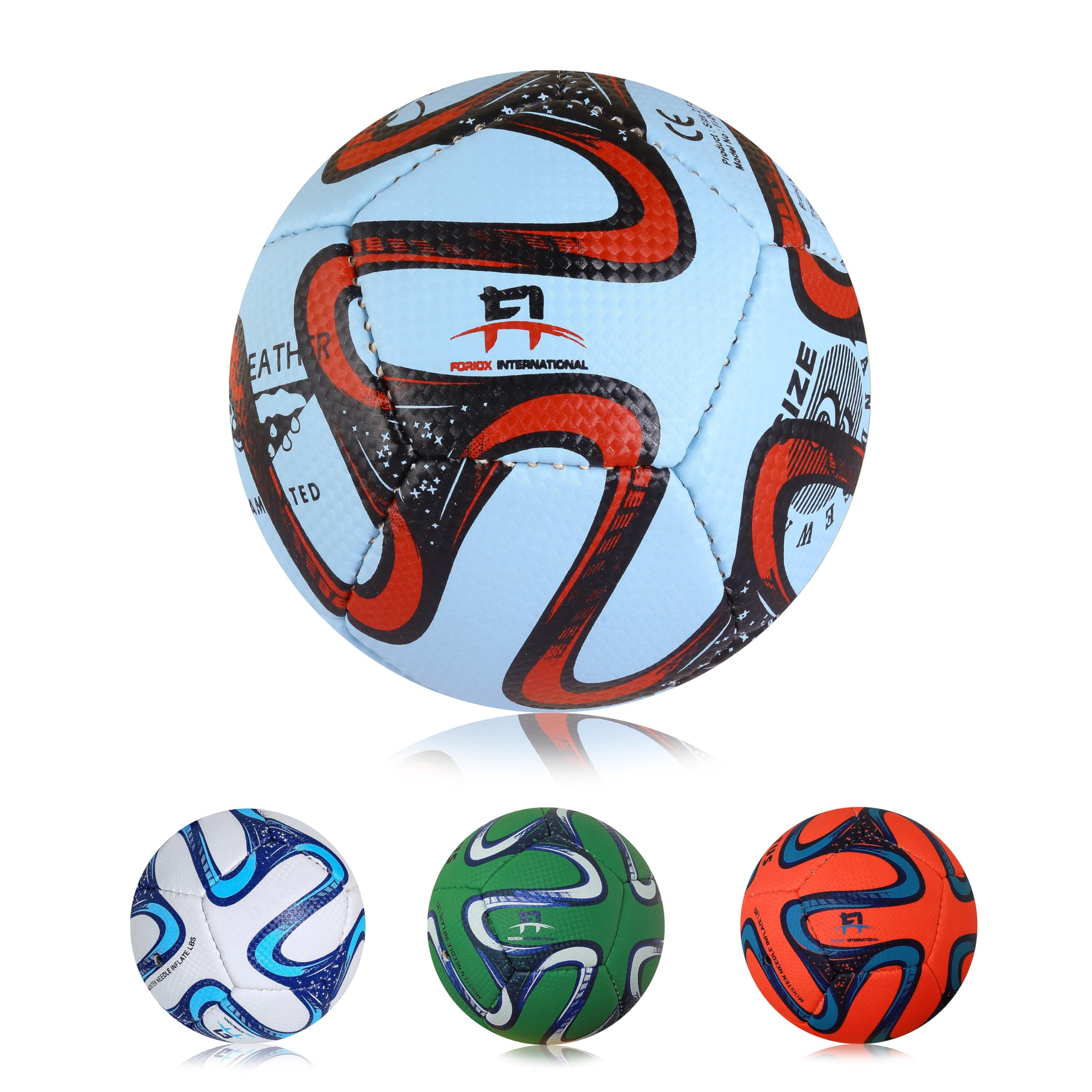 Foriox International Toddler Football, Size 2 Kids Lighter-weight Training ball for Boys/Girls, Garden Outdoor Yard Lawn 2 3 4 5 6 Years (Size 2, Sky)