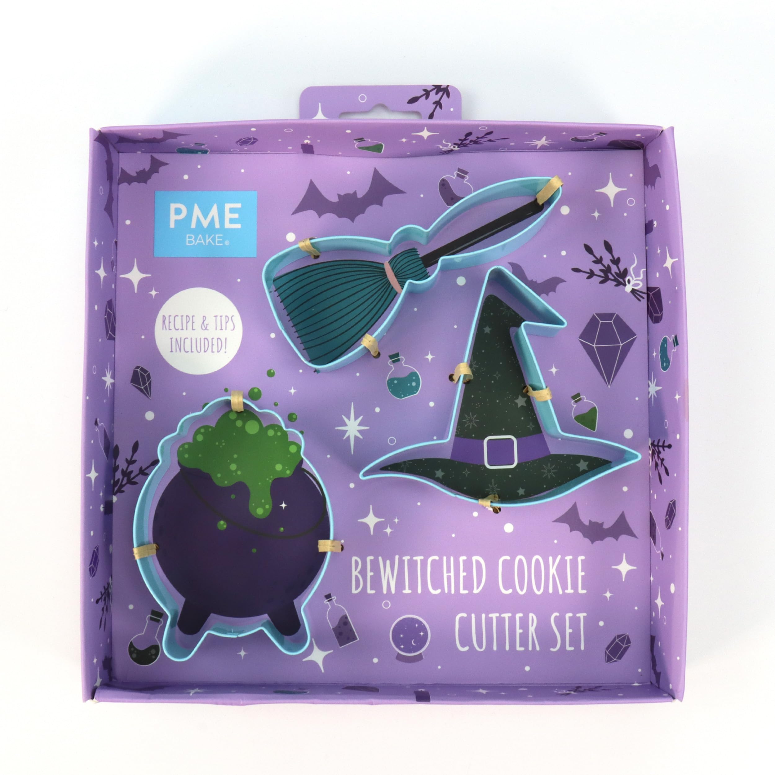 PME Bewitched Cookie Cutter Set, Halloween, Blau