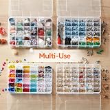Lifewit 36 Grids Organiser Storage Box Bead Jewelry Craft Tackle Box 26cm 4 Pack view 7