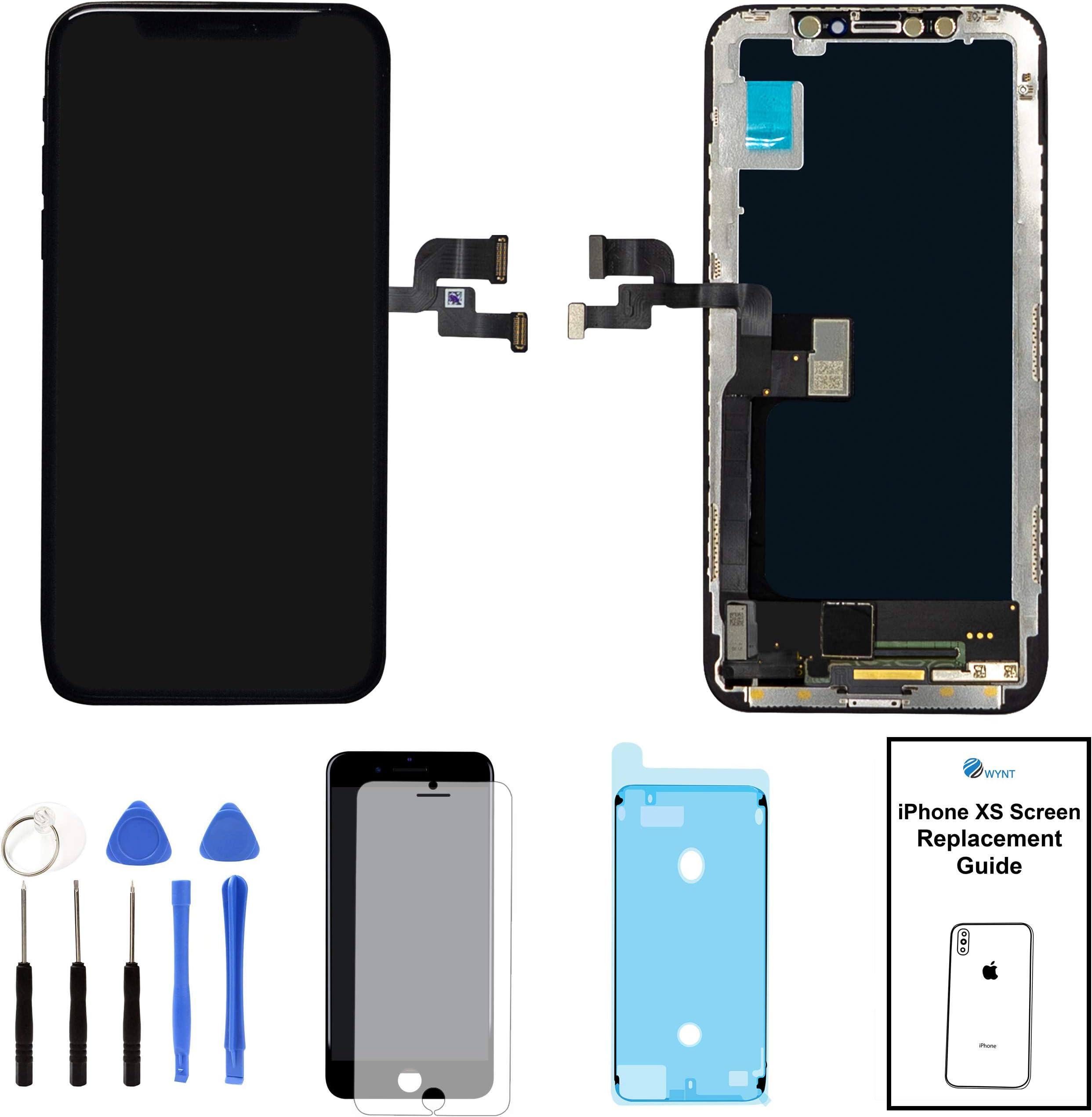 WYNT Screen Replacement Display Touch Digitizer Assembly + Repair Tools, Compatible with Model A1920, A2097, A2098, A2100 - for iPhone Xs 5.8" AMOLED OLED (NOT LCD)