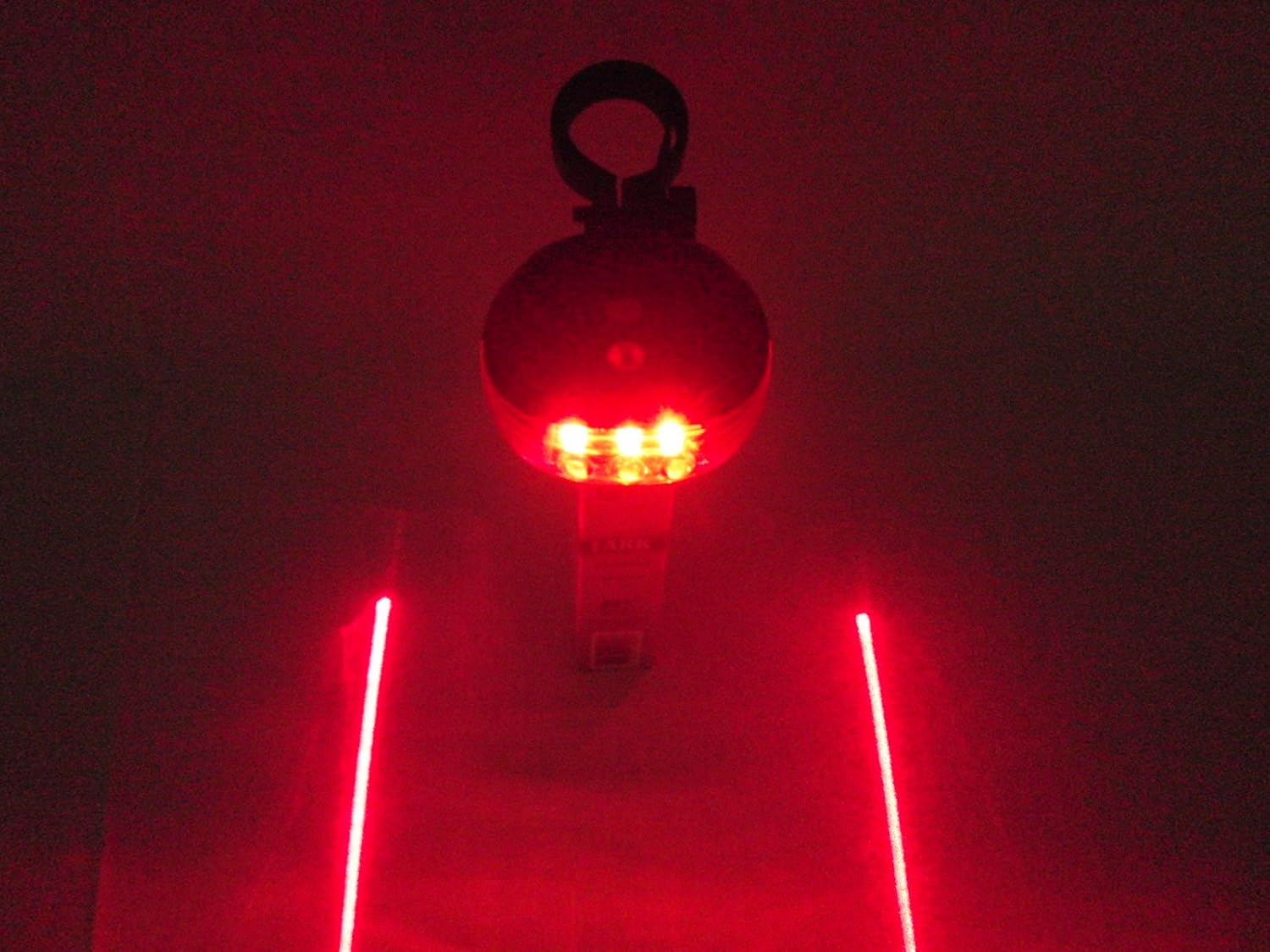 Amazon 夜間走行 自転車用 テールライト ｌｅｄ レーザービーム 青led赤レーザー 赤led赤レーザー 夜間走行 安全 並行輸入品 Ledt テールライト