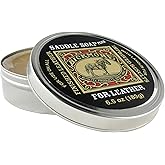 Bickmore Saddle Soap Plus - 6.5oz - Leather Cleaner & Conditioner with Lanolin - Restorer, Moisturizer, and Protector