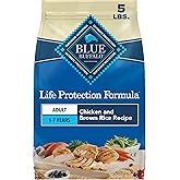 Blue Buffalo Life Protection Formula Chicken Adult Dry Dog Food, 5 lb | Real Chicken #1 Ingredient, Supports Immunity with Antioxidant-Rich LifeSource Bits, Promotes Healthy Muscle Development