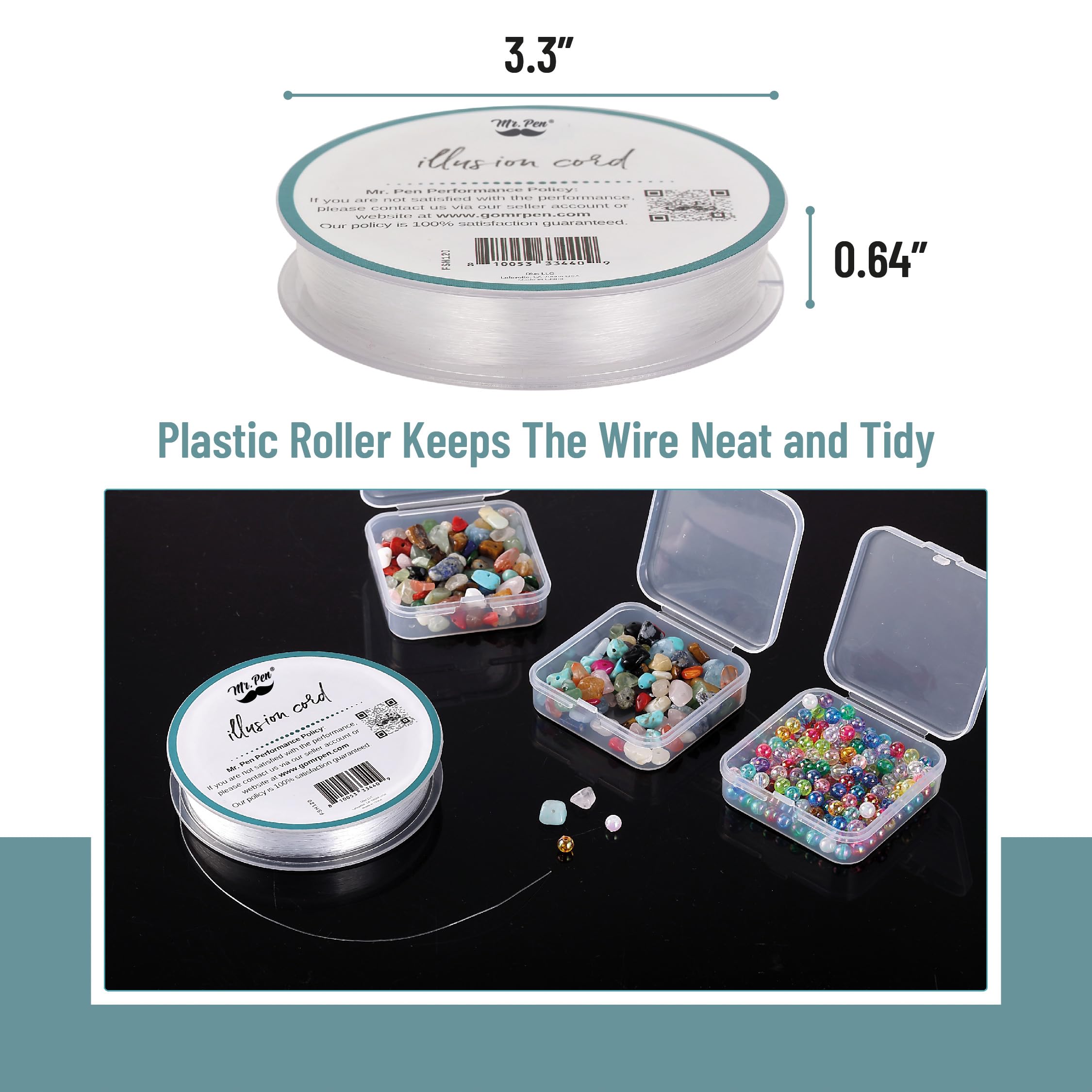 Mr. Pen 218 Yard Nylon Fishing Line, Clear String for Hanging