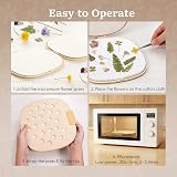 Aboofx Large Microwave Flower Press 9x9 inch Quick Drying Kit view 4