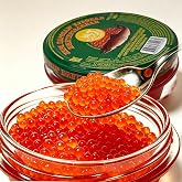 Russian Style Sturgeon Red Caviar 3.7 oz &ndash; Gourmet Gift | Rich and buttery smooth, with a strong popping sensation.