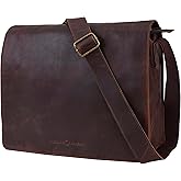 Antonio Valeria Albert Premium Leather Messenger Bag for Men
