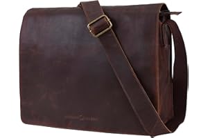 Antonio Valeria Albert Premium Leather Messenger Bag for Men