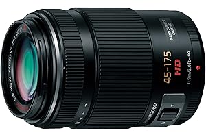 Panasonic H-PS45175-K Telephoto Zoom Lens for Micro Four Thirds Lumix G X Vario PZ 45-175mm/F4.0-5.6 ASPH./Power O.I.S. Black