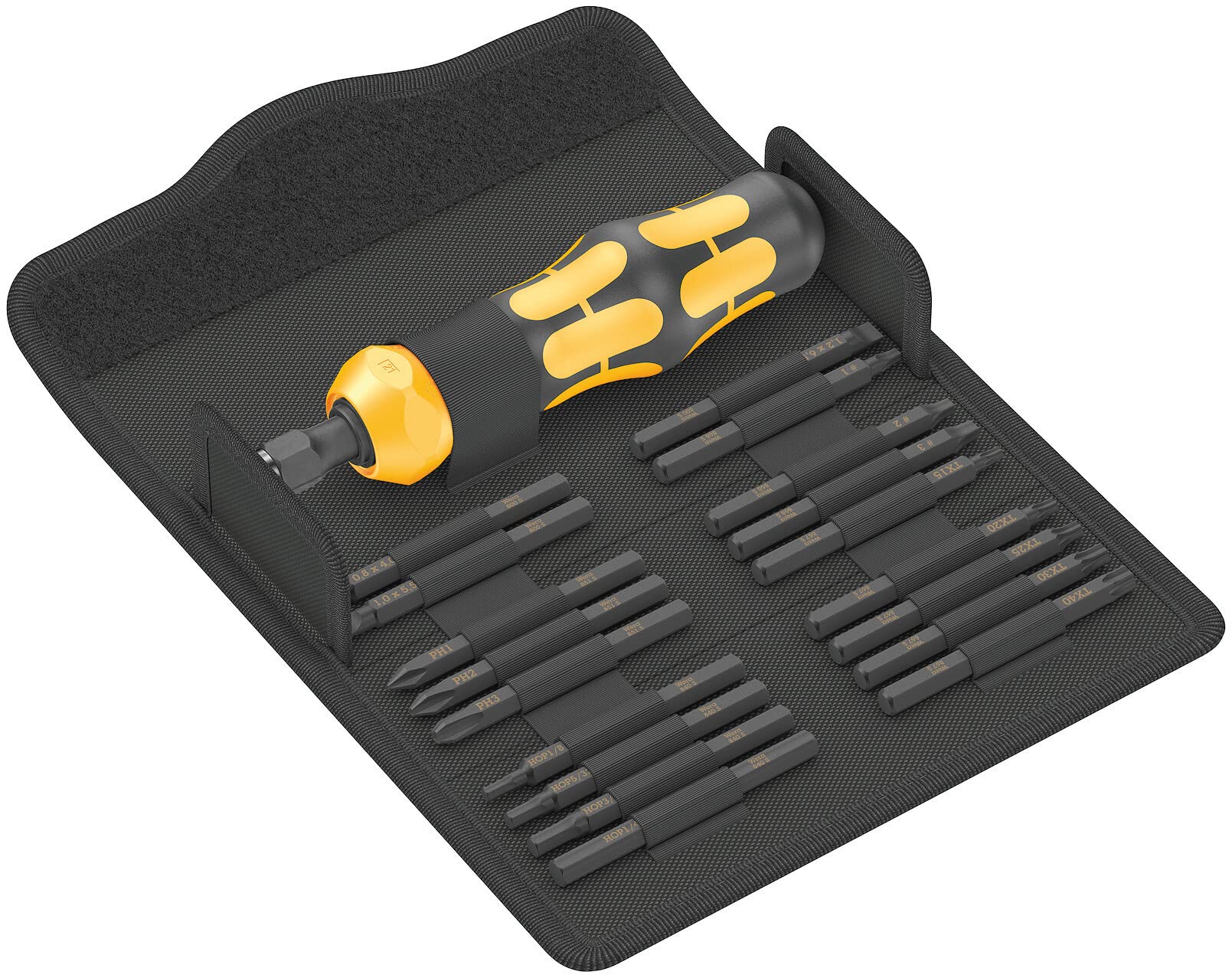 Wera 05018111001 Kraftform Kompakt 900 Imperial Set 1, Impact Screwdriver Set, 19 Pieces
