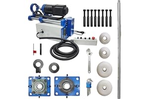 LGXEnzhuo 110V Portable Line Boring Machine, Bore Diameter 1.77"-6.3", with 5.2' x 1.57" Boring Bar & Control Handle, Professional Boring Equipment