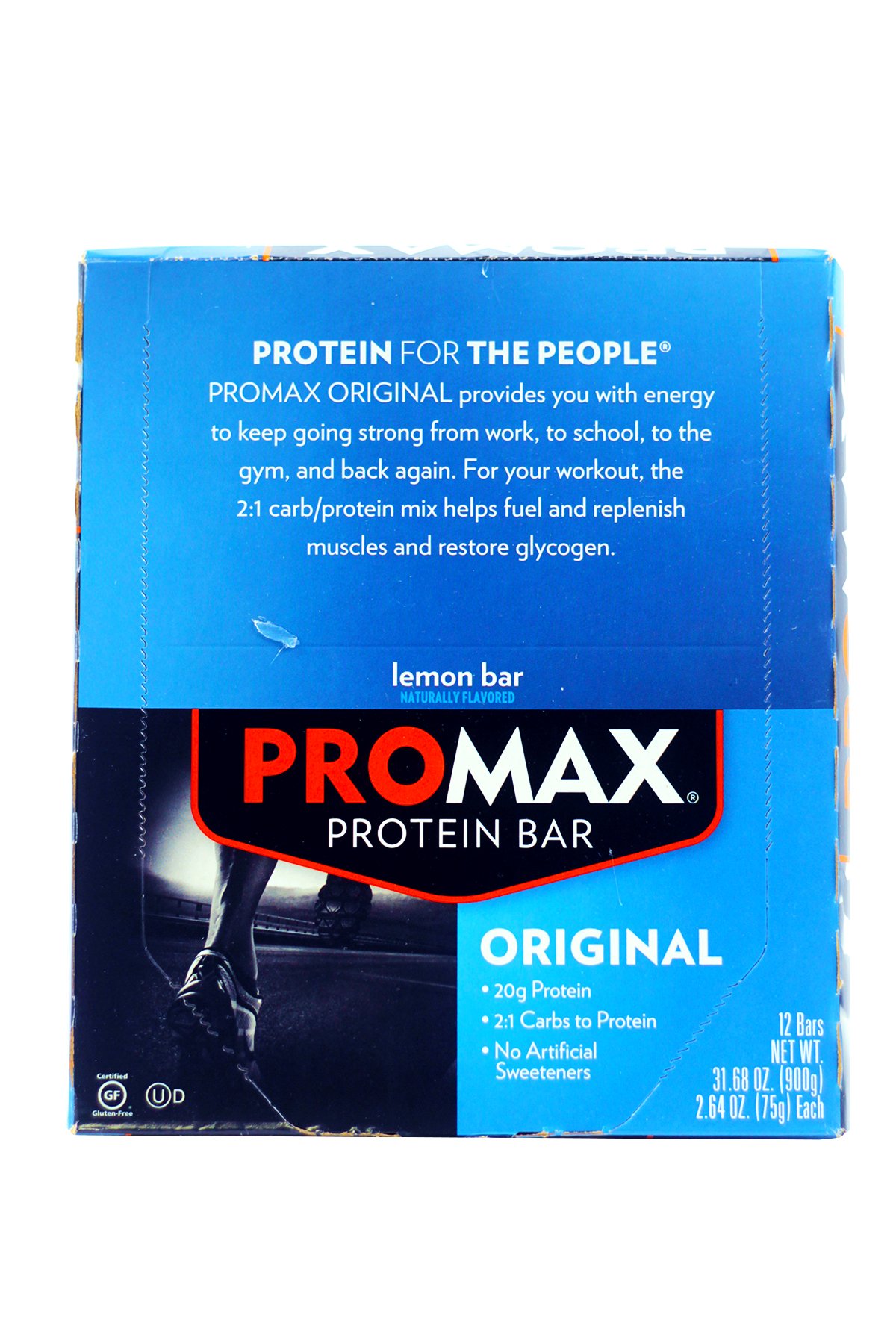 Promax Protein Bar Double Fudge Brownie 12 2.64 oz (75
