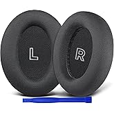 SOULWIT Micro Suede Replacement Earpads for Bose QC Ultra/New QuietComfort Ultra(2nd Gen) Wireless Headphones, Ear Pads Cushions with High-Density Noise Isolation Foam - Black