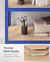SONGMICS 5-Tier Steel Shelving Unit 600 kg Load 50 x 100 x 200 cm Blue GLR050Q01 view 8