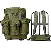 MT Military Alice Pack Medium Army Survival Combat ALICE Rucksack Backpack 50L Olive Drab