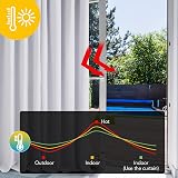 Deconovo Curtains Thermal Insulated Blackout Ring Top 52x63 Silver Grey 1 Pair view 4
