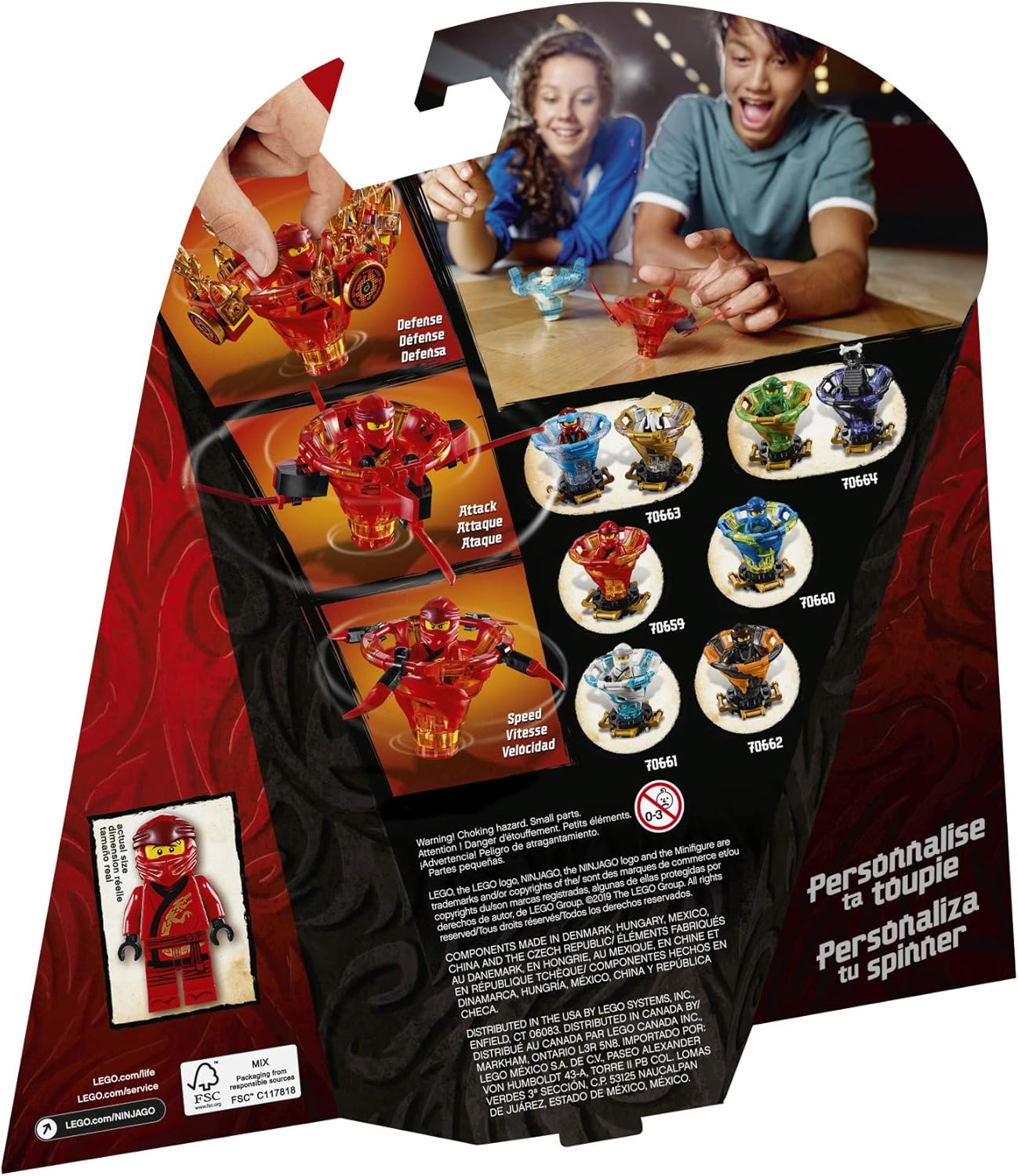 Amazon.com: LEGO NINJAGO Spinjitzu Kai 70659 Building Kit (97 Pieces) (Discontinued by Manufacturer): Toys \u0026 Games