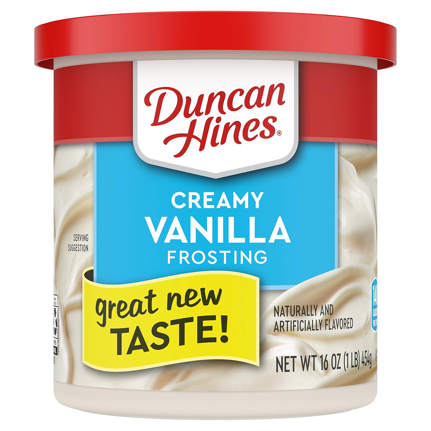 Duncan Hines Creamy Vanilla Frosting, 8 - 16 OZ Cans