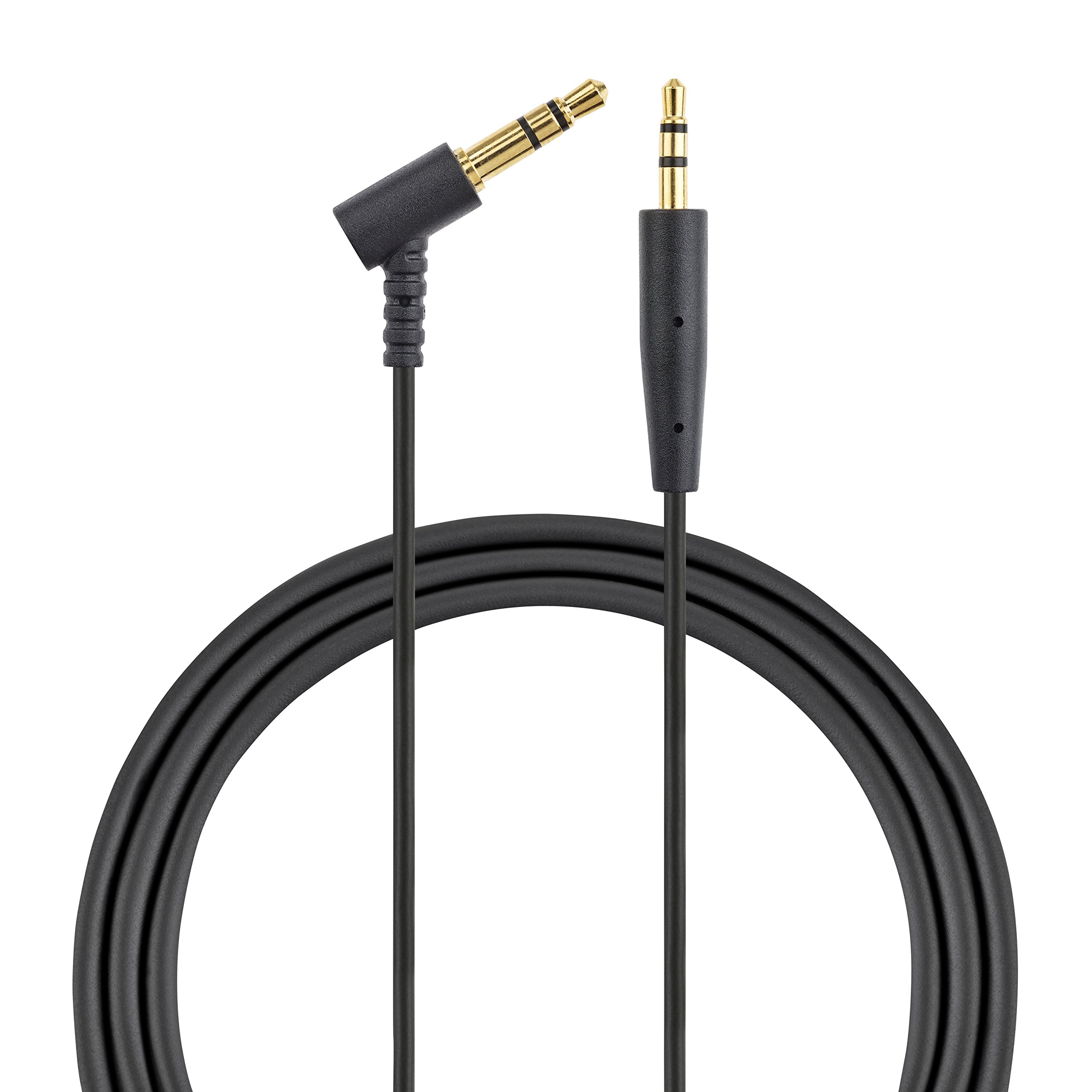 AGS Retail Ltd Audio Cable Compatible with On-Ear Bose SoundLink Headsets – 1.5m, Black, Headphone Cable with Gold-Plated Audio Jacks | Audio Accessories