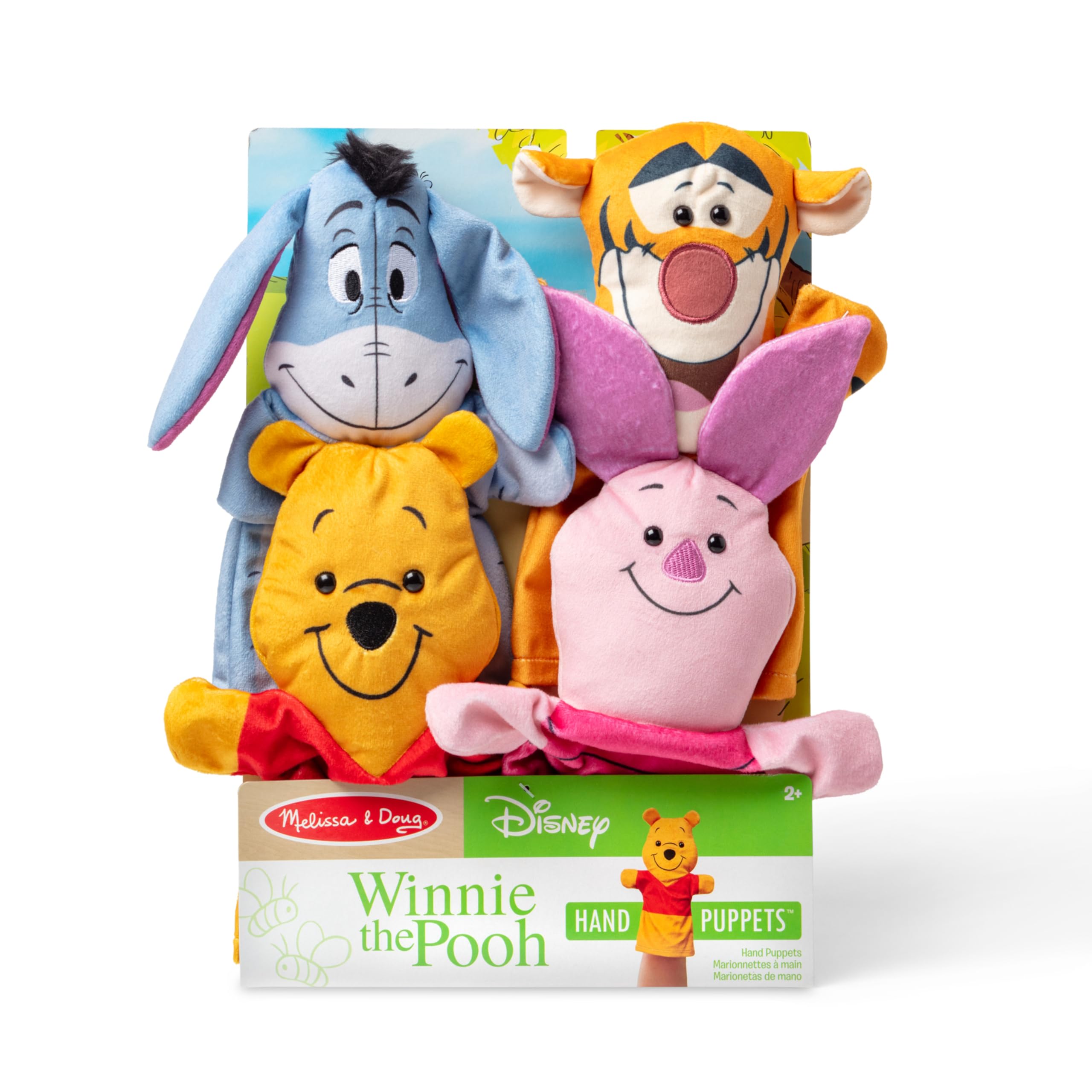 Melissa & Doug Disney Winnie The Pooh Soft & Cuddly Hand Puppets