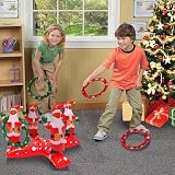 MORAINJAY Inflatable Nutcracker Ring Toss Game Kids Adults Christmas Party Toy view 3
