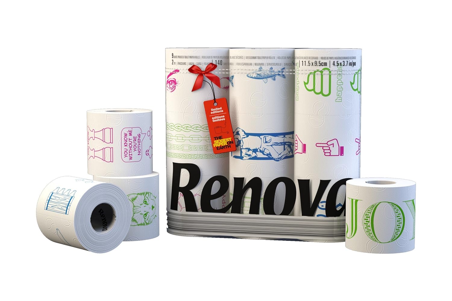 Renova Toilet Paper Limited Editions 9 Rolls Amazon.in Industrial & Scientific