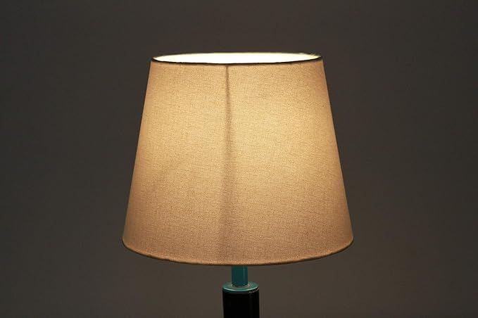 Buy Pinecraft Conical 12 Inches Cotton Empire Lamp Shade For Table