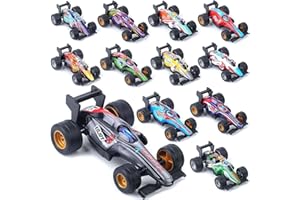 ZOHANINDL Pull Back Cars Toy Model Set 12Pack 1:43, Small Race Cars Wind up Racing Car, Easter Stuffing, Cake Tops, for Toddlers Kids Ages 2 3 4 5 6 7 8 Boys and Girls Birthday Party Favors