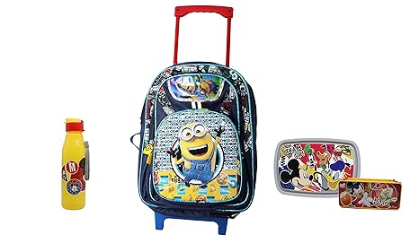 minion trolley school bag