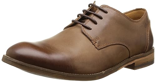 Clarks Exton Walk - Zapatos con cordones de cuero hombre, color marrón - braun (