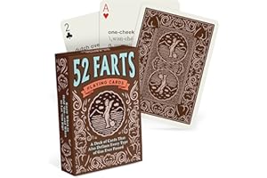 Knock Knock 52 Farts Playing Cards Deck, Adult-Humor Playing Cards Deck (AKA Not Kiddo Friendly!)