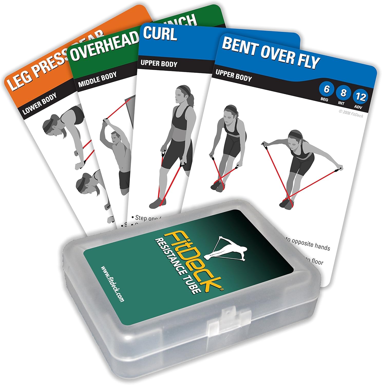Fitdeck Illustrated Exercise Playing Cards for Guided Workouts Amazon