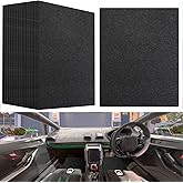 ‌RUENXG 20-Pack Disposable Car Floor Mats 19.6x15.7 Inch Black Protective Floor Liners | Anti-Slip Auto Protectors for Vehicl