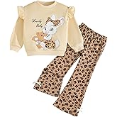 LKUSJMIS Kids Girls Clothes Toddler Girl Fall Outfits Long Sleeve Sweatshirt Pants Set Winter Girls Clothing Set