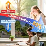 Lifetree Reflective One Way Window Film Privacy 44.5x200cm Black view 3