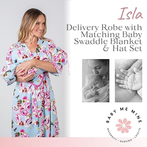 Matching Baby Robe And Swaddle Mommy And Me Matchng Robe And