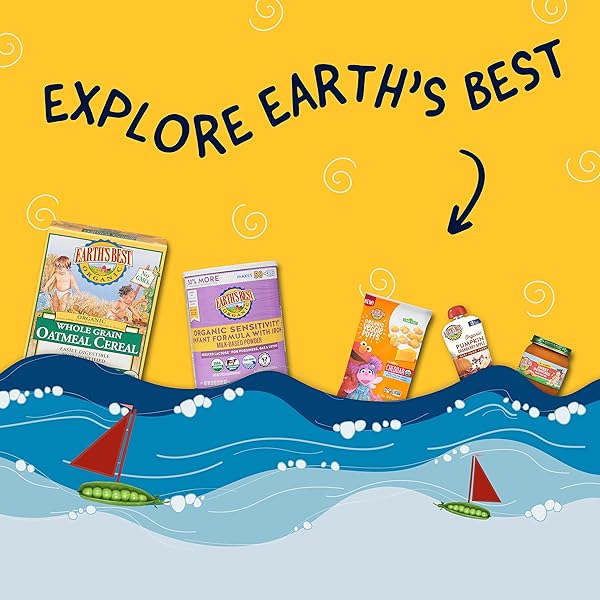 EARTH’S BEST ORGANIC SUNNY DAYS SNACK BARS FOR TODDLERS 2 YEARS OLD AND UP, APPLE FLAVORED WITH OTHER NATURAL FLAVORS, 7 CT