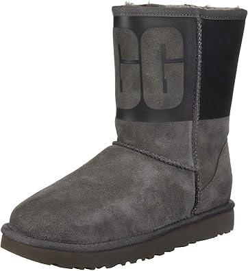 ugg women's w classic short rubber fashion boot