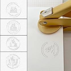 OFCCUSTOM Book Embosser Custom Embosser Stamp with