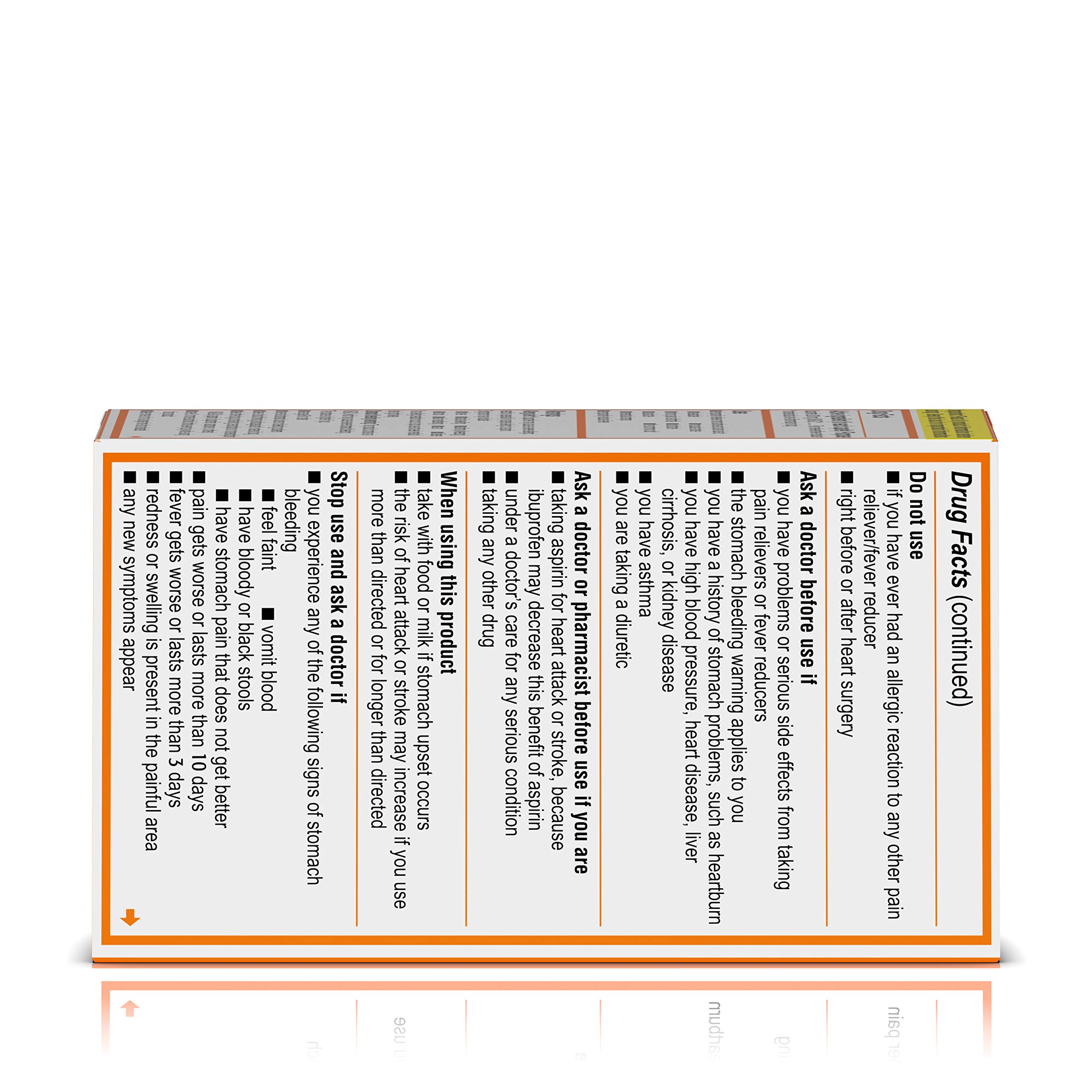 Motrin IB, Ibuprofen 200mg Tablets for Fever, Muscle Aches, Headache