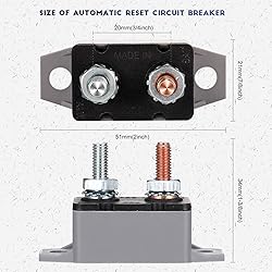4 Pieces DC 12V - 24V Automatic Reset Circuit
