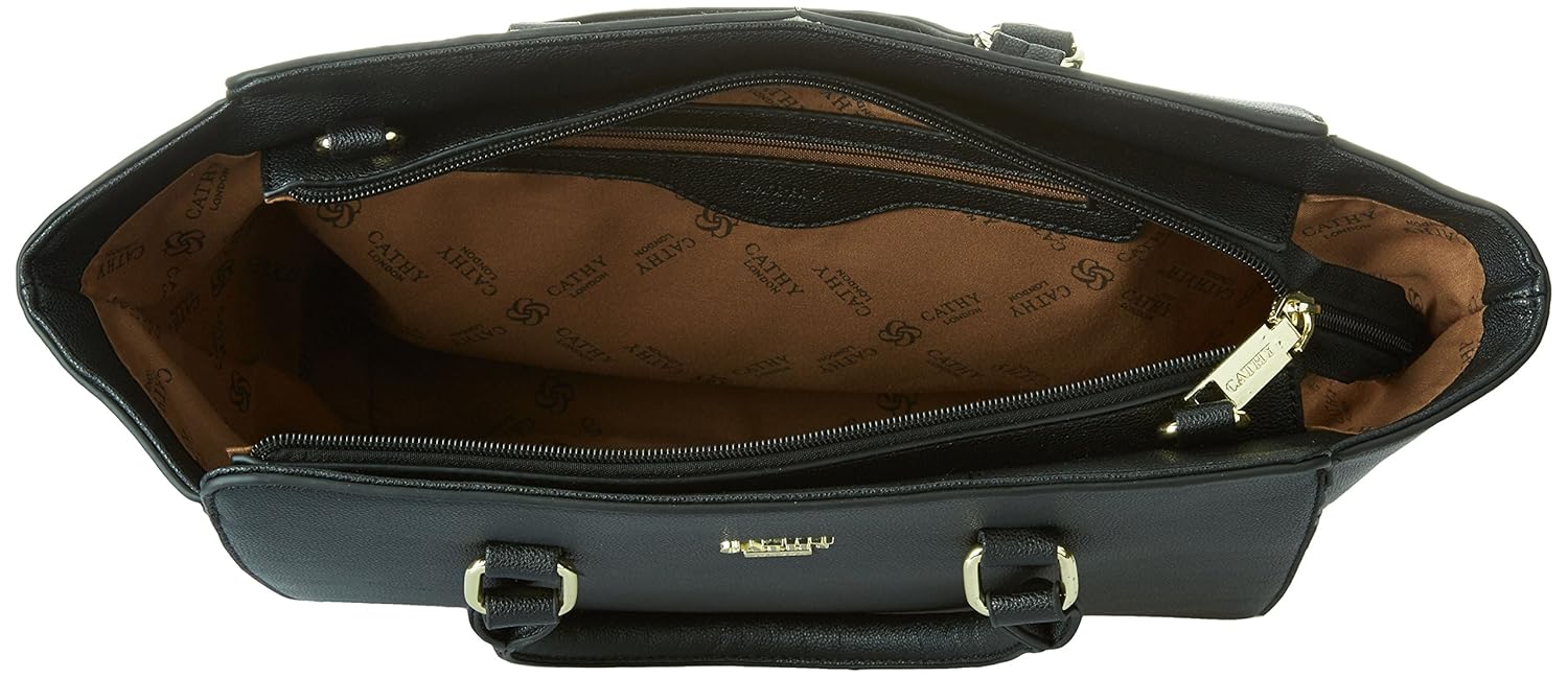 cathy london women's handbag (black, cathy-1)