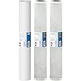 APEC Water Systems FILTER-SET-LITE US MADE Commercial Grade Replacement Pre-Filter Set for Light Commercial Reverse Osmosis Water Filter System Stage 1, 2&3